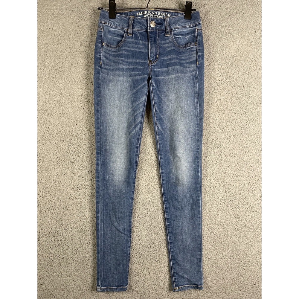 American Eagle Jegging Women's size 0R Super‎ Stretch Jeans